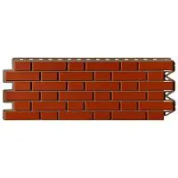 Фасадная панель Альта-Профиль Кирпич Клинкерный Терракотовый 1130х420 мм            