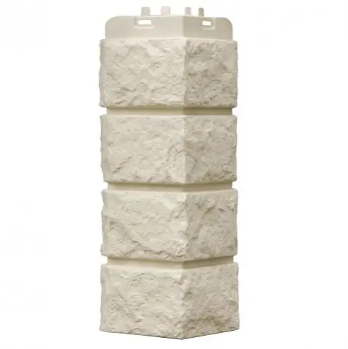 Угол наружный Grand Line Колотый камень Classic Молочный 392х153х153 мм - купить в интернет-магазине Diopt.ru