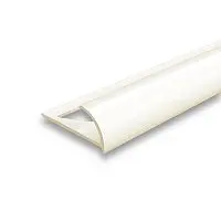 Раскладка наружная для плитки 8мм 2,5м "Идеал", Слоновая кость