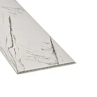 Ламинированная стеновая панель ПВХ Dekor Panel Мрамор белый 2700х250 мм