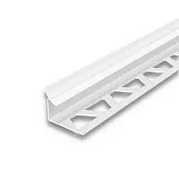 Раскладка внутренняя для плитки 10 мм 2,5м "Идеал", Белый