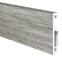 Плинтус ПВХ FG 019_Санторини серый