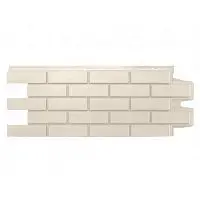Фасадная панель Grand Line Клинкерный кирпич Classic Молочный 968х390 мм