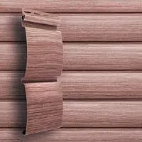 Сайдинг виниловый Grand Line Tundra D4,8 Блок-хаус Рябина 3000х224 мм