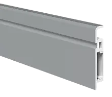 Плинтус ПВХ FA 031_Серебристо-серый