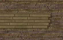 Фасадная панель Ригельный кирпич Латунь