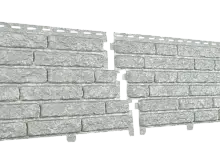 Фасадная панель Кварцит Светло-серый