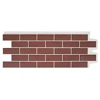 Фасадная панель Grand Line Состаренный кирпич Design Plus Корица с белым швом 995х390 мм