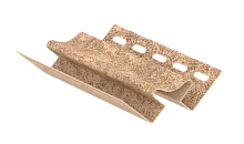 Угол внутренний (Ю-пласт) Кирпич Бежевый