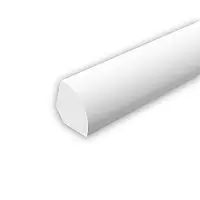 Угол внутренний округлый 10х10мм 2,7м "Идеал", Белый