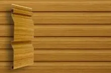 Сайдинг виниловый Grand Line Tundra Slim D4 Корабельный брус Клен 3000х203 мм