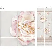 Стеновая панель ПВХ Кронапласт Unique Роуз 2700х250мм