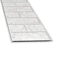 Панель стеновая "Идеал Ламини" 191 Кирпич серый