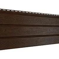 Софит Ю-Пласт Pro под дерево полностью перфорированный Орех темный