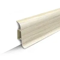 Плинтус напольный с центральной планкой 70мм 2,2м "Идеал Классик", 262 Клен вермонт