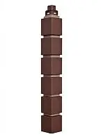 Угол наружный малый Кирпич Клинкерный Коричневый