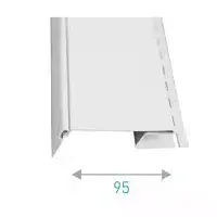 Основание угла Ю-Пласт UP Decor Белый 3000х95 мм