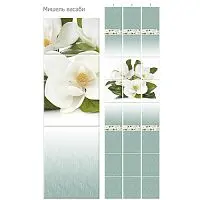 Стеновая панель ПВХ Кронапласт Unique Мишель Васаби 2700х250 мм