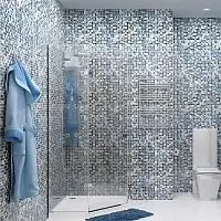 Стеновая панель ПВХ Кронапласт Unique Мозаика голубая 1 2700х250 мм