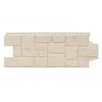 Фасадная панель Grand Line Крупный камень Classic Бежевый 982х383 мм