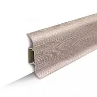 Плинтус напольный с центральной планкой 55мм 2,2м "Идеал Классик", 415 Дуб палена