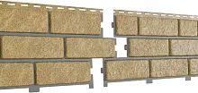 Фасадная панель Кирпич Песочный (декоративный шов)