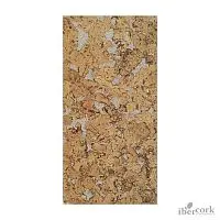 Пробковое настенное покрытие в пластинах EasyCork Кориа Бланко