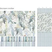 Стеновая панель ПВХ Кронапласт Unique Вистерия голубая 2700х250 мм