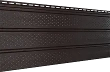 Софит Ю-Пласт Classic полностью перфорированный Коричневый