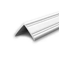 Угол наружный фигурный 25х25мм 2,7м "Идеал", Белый