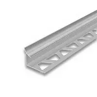 Раскладка внутренняя для плитки 10 мм 2,5м "Идеал", Серебристый