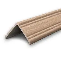 Угол наружный фигурный 40х40мм 2,7м "Идеал", Дуб