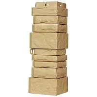 Угол наружный Grand Line Сланец Classic Песочный 420х155х155 мм