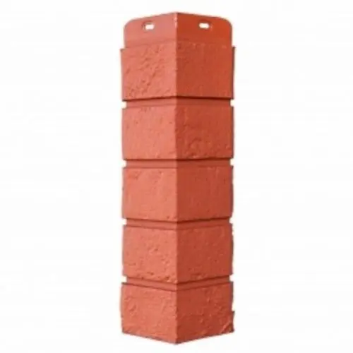 Угол наружный Grand Line Состаренный кирпич Classic Терракотовый 390х120х120 мм - купить в интернет-магазине Diopt.ru