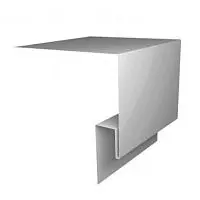 J-фаска металлическая Grand Line RAL 9003 Белая 3000х200х50 мм