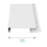 Наличник Ю-Пласт UP Decor Белый 3000х120 мм