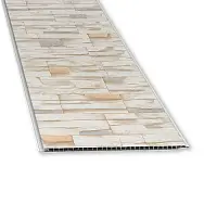 Панель стеновая "Идеал Ламини" 183 Сланец светло-бежевый