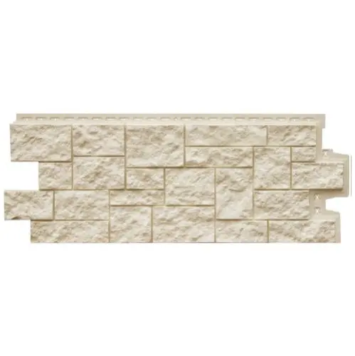 Фасадная панель Grand Line Дикий камень Classic Молочный 978х388 мм - купить в интернет-магазине Diopt.ru