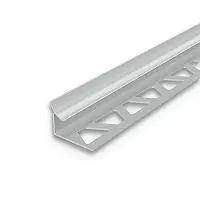 Раскладка внутренняя для плитки 8мм 2,5м "Идеал", Светло-серый