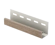 J-профиль  Тимберблок Рейка фасадная Орех светлый