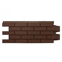 Фасадная панель Grand Line Клинкерный кирпич Classic Шоколадный 968х390 мм