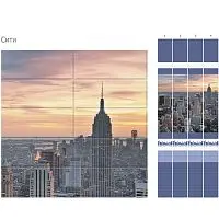 Стеновая панель ПВХ Кронапласт Unique Сити 2700х250 мм