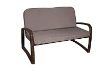 Диван МИНСК  с подушкой, коричневый
