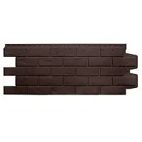 Фасадная панель Grand Line Состаренный кирпич Classic Шоколадный 995х390 мм