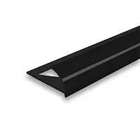 Раскладка наружная для плитки 8мм 2,5м "Идеал", Черный