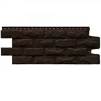 Фасадная панель Grand Line Колотый камень Classic Шоколадный 992х392 мм