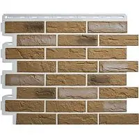 Фасадная панель Альта-Профиль Кирпич Рижский 03 710х560 мм Фасадная панель Альта-Профиль Кирпич Рижский 03 710х560 мм