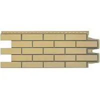 Фасадная панель Grand Line Клинкерный кирпич Design Песочный со швом RAL 7006 968х390 мм