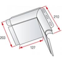 Угловой элемент откоса Альта Профиль