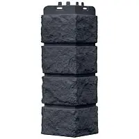 Угол наружный Grand Line Колотый камень Classic Графит 392х153х153 мм